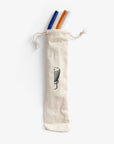 Whisk Branded High Borosilicate Glass Straw Set